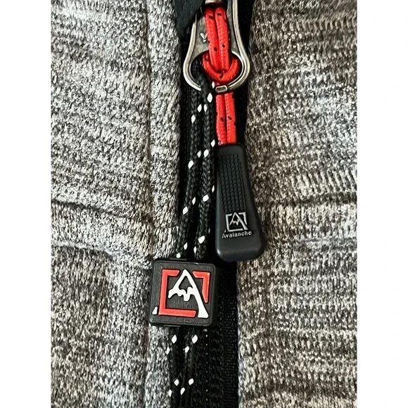 AVALANCHE Men's 1/4 Zip Sweater Jacket Active‎ Stretch XL Gray - Picture 7 of 9